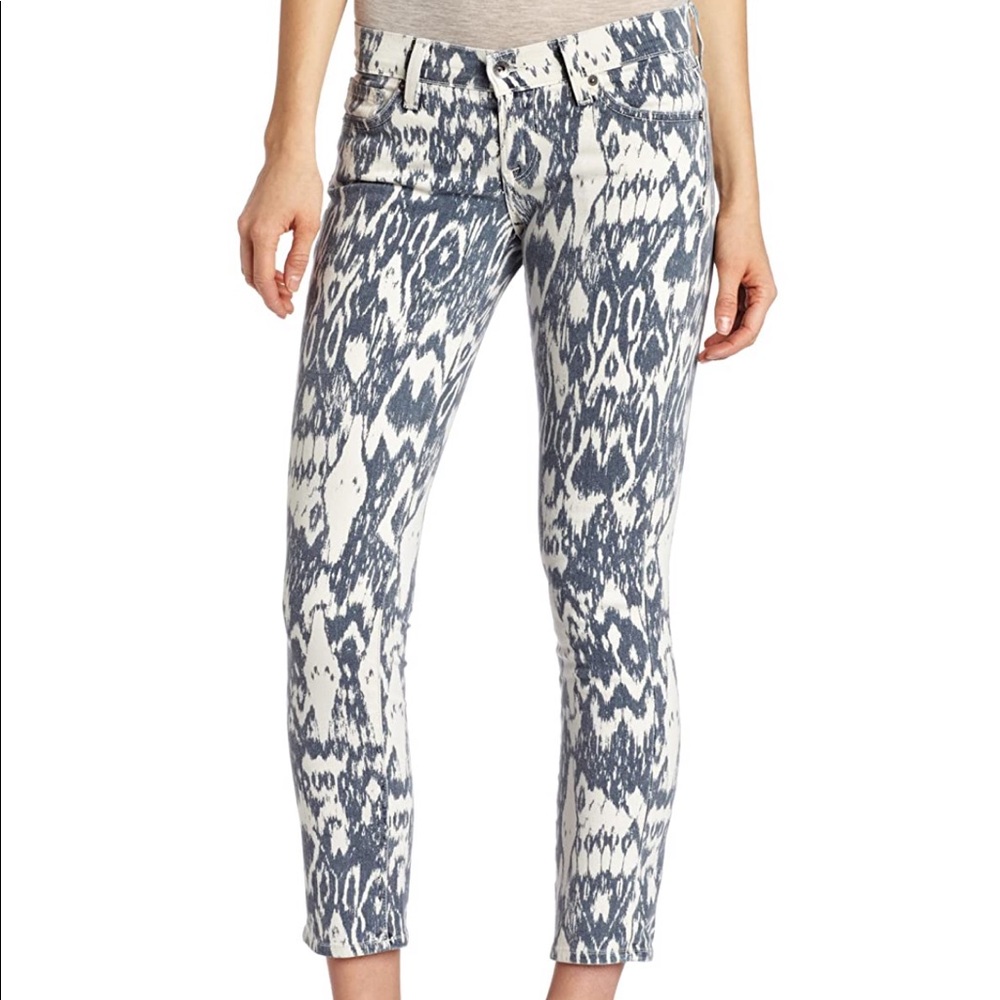 Lucky Brand Legend Ikat Printed Capri 2/26